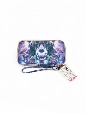 My Tagalongs Floral Passport Wristlet- NWT